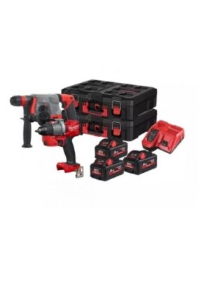 Zestaw narzędzi akumulatorowych MILWAUKEE - M18FPP2M2-553P